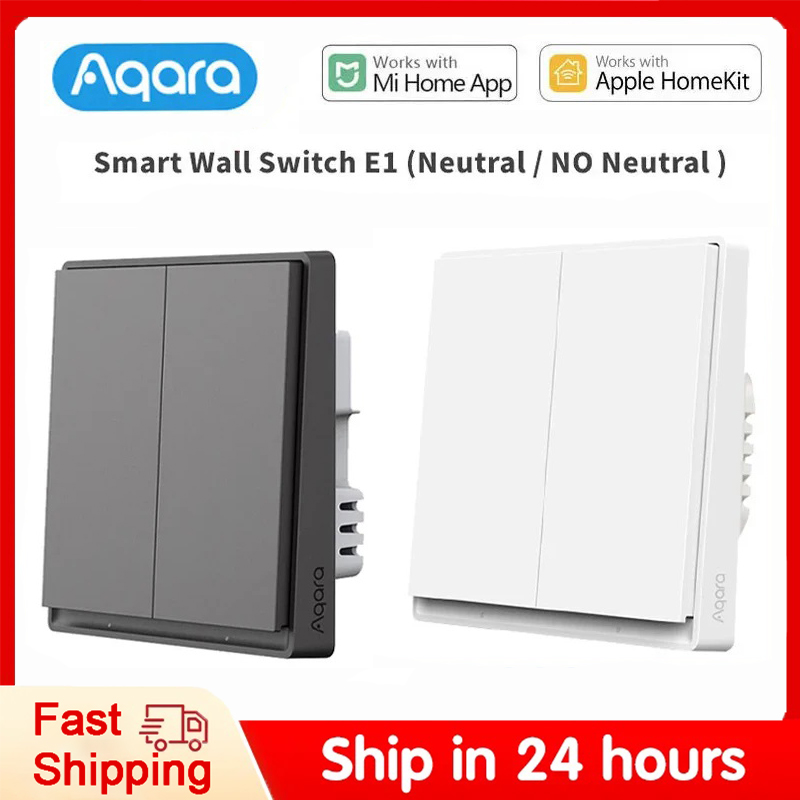 Smart Home Future - Aqara saklar dinding pintar E1 Zigbee