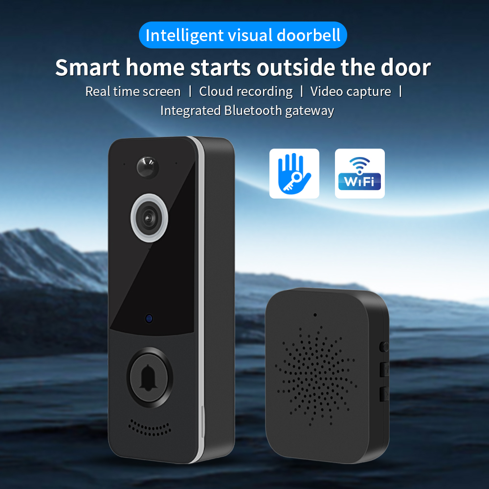 Smart Home Battery Camera - Bel Pintu Video WIFI 1080P Aplikasi