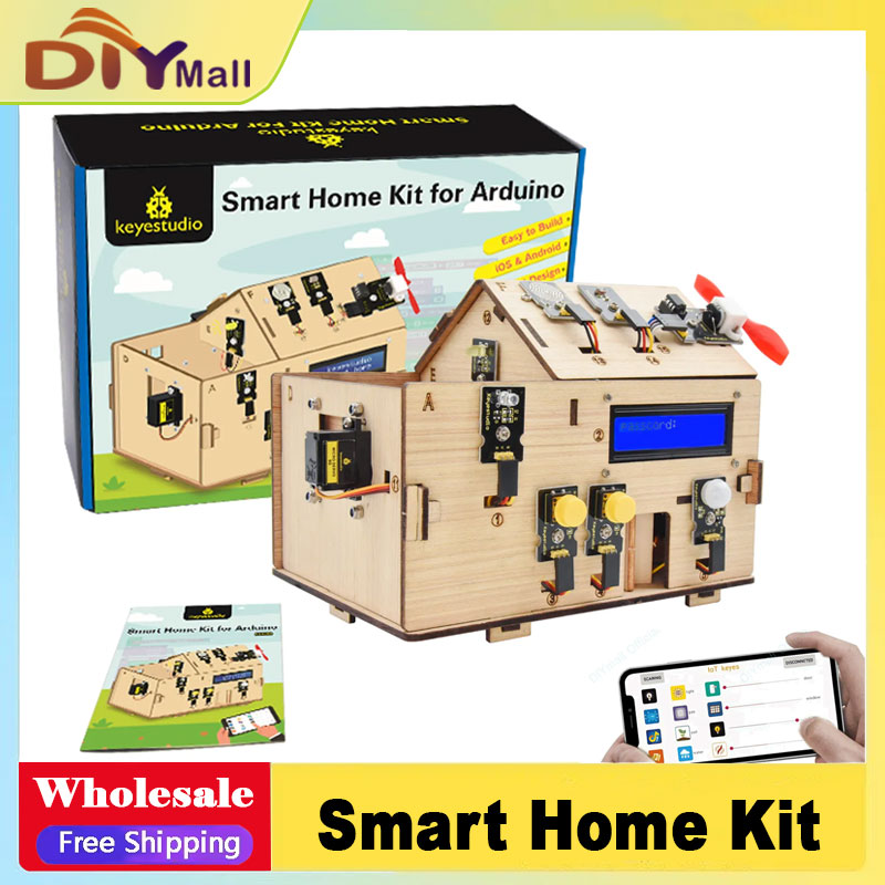 Smart Home Plus - Kit Rumah Pintar IoT Keyestudio dengan