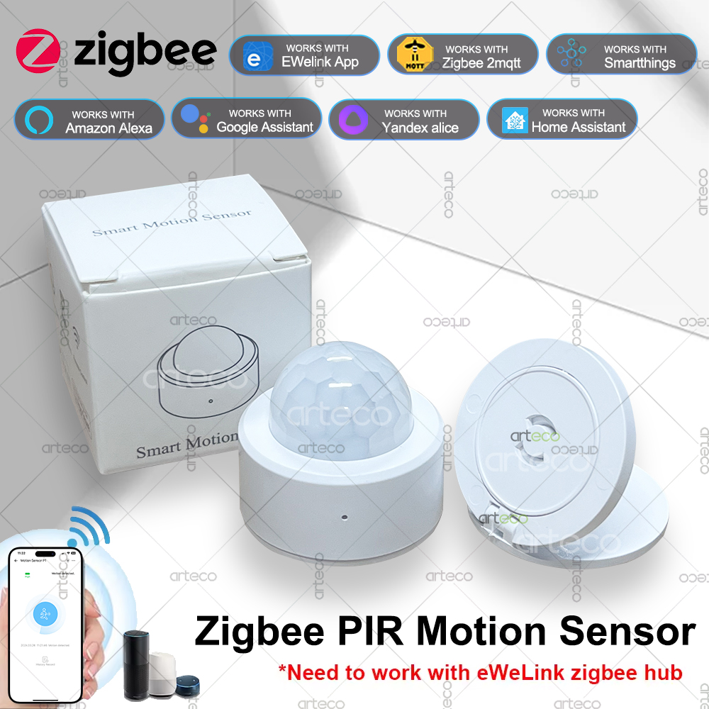Smart Home Ir - Ewelink Zigbee PIR Sensor Gerak Gerakan
