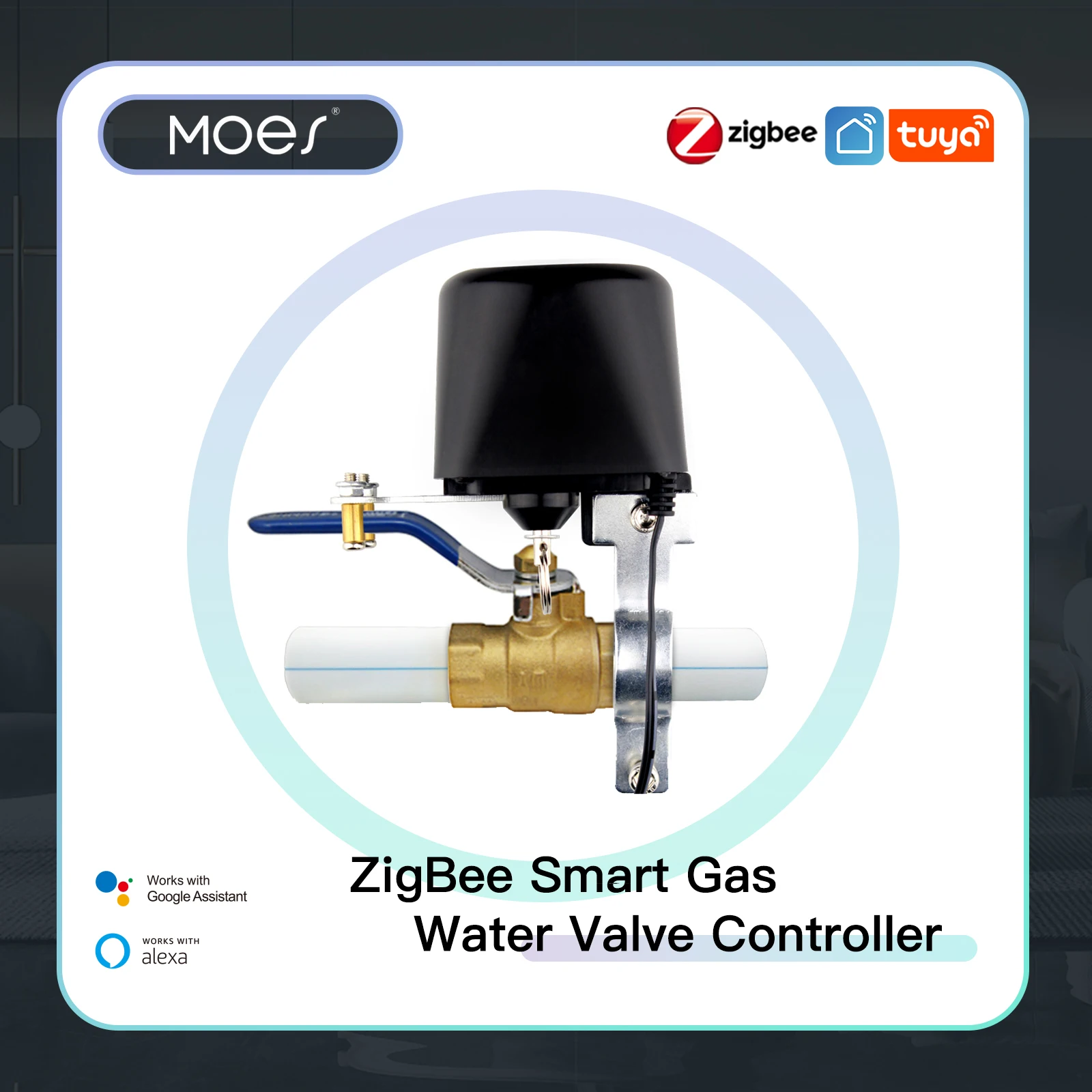 Smart Home Plus - MOES ZigBee 3.0 pengontrol katup air