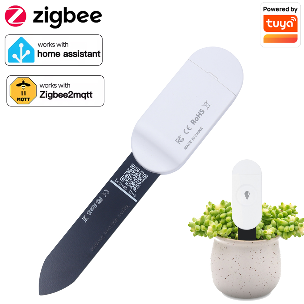 Smart Home Energy Monitor - Tuya Zigbee Detektor Kelembapan Suhu Kelembaban