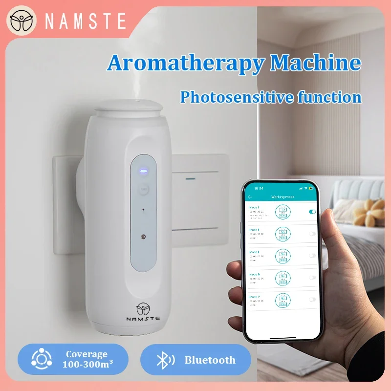Smart Night Light - NAMSTE Diffuser minyak esensial Portabel 300m,