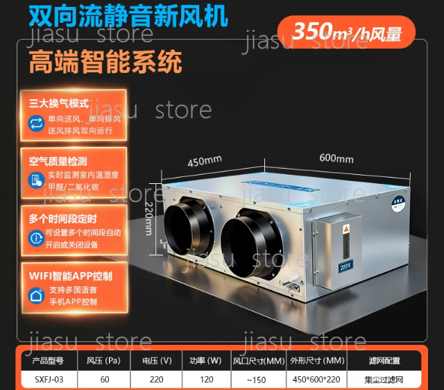 Smart Home Ventilation System - Sistem Udara Segar Pintar Aliran Dua