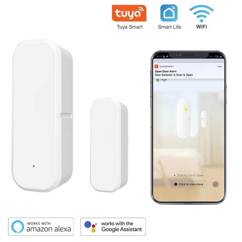 Smart Home Notifications - Tuya Smart WiFi Sensor Pintu Rumah