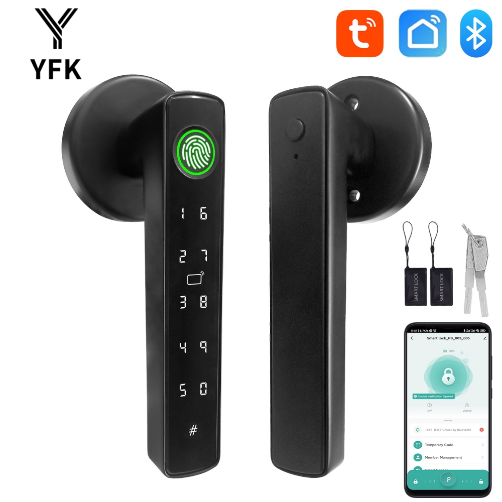 Smart Home Website - YFK Tuya Kunci Gagang Pintu Pintar