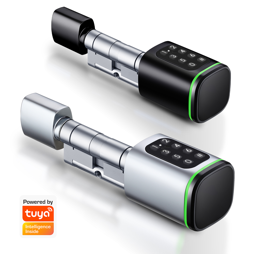 Smart Home Website - Kunci Silinder Pintar Tuya 60-90Mm Aplikasi