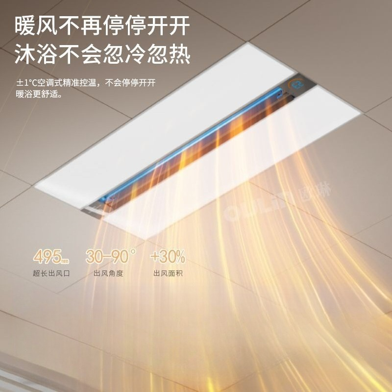 Smart Home Ventilation System - Pemanas Plafon Kamar Mandi 3-in-1 Pintar
