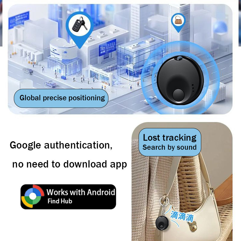 Smart Home Xiaomi Hub - Tag Anti-Hilang Mini untuk Ponsel Android,