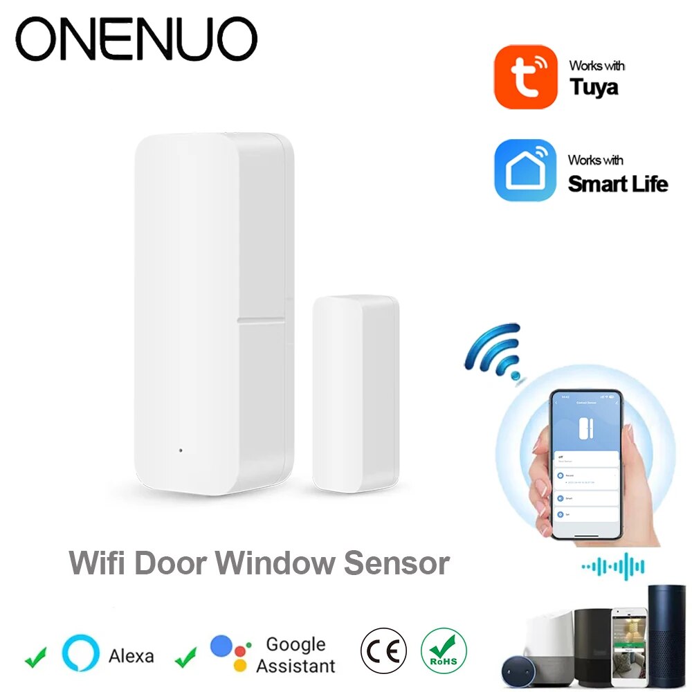 Smart Home Notifications - ONENUO Tuya Sensor pintu WiFi pintar