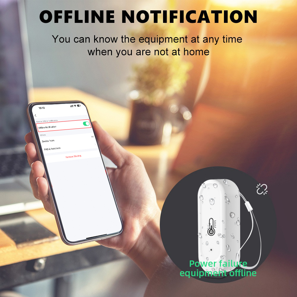 Smart Home Tools - Sensor Kelembaban Suhu Tahan Air IP65
