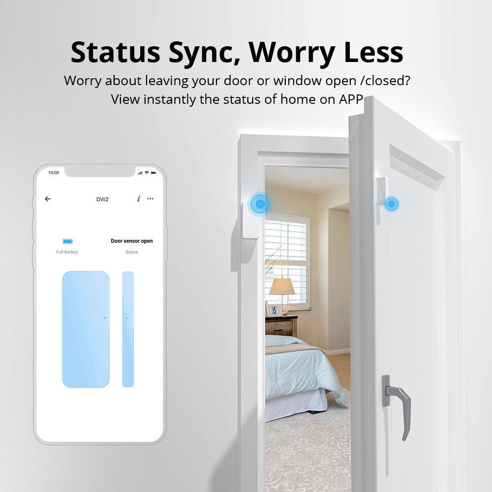 Itead SONOFF DW2 Sensor Pintu  - Smart Home Notifications ulasan dan harga