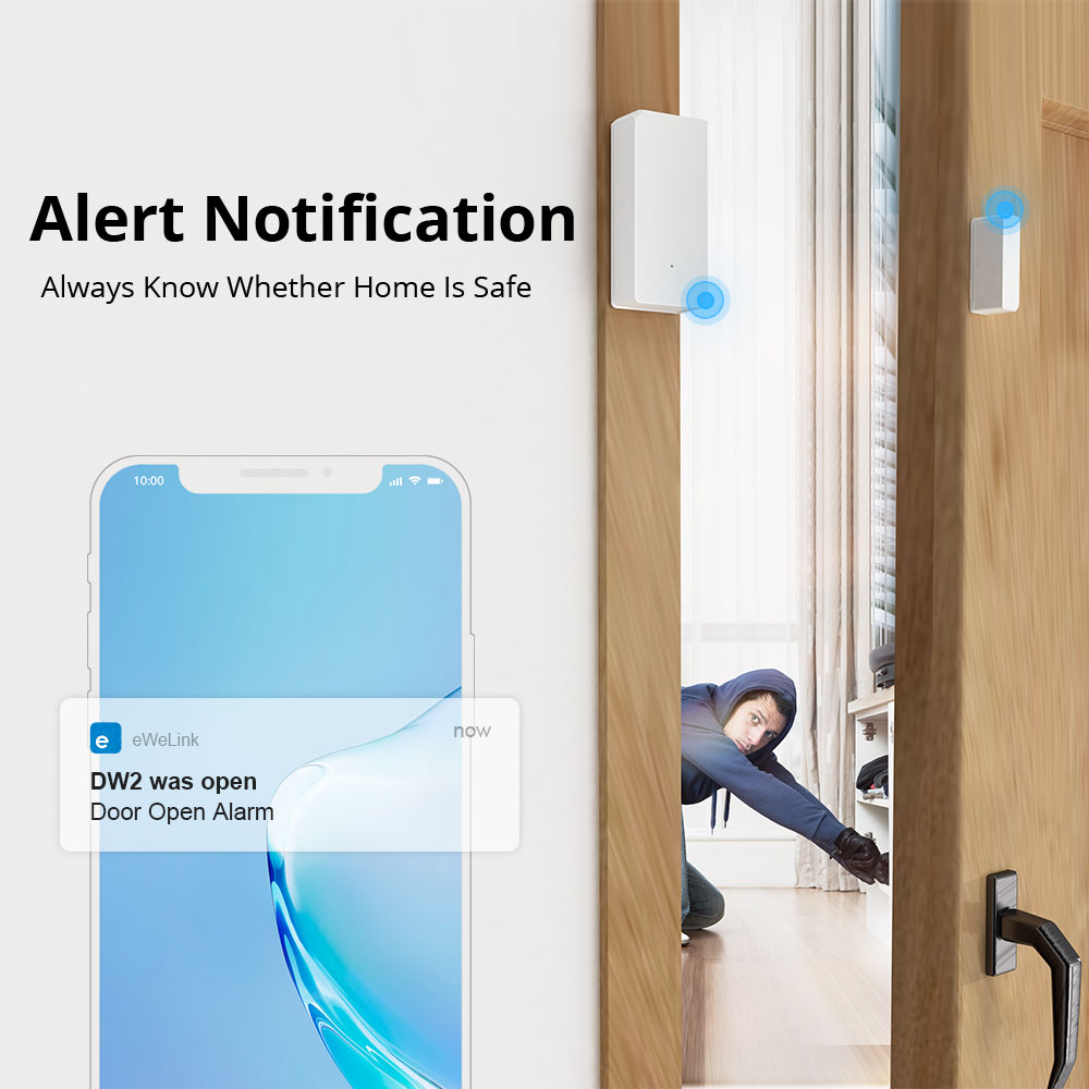 Itead SONOFF DW2 Sensor Pintu  - Smart Home Notifications ulasan dan harga