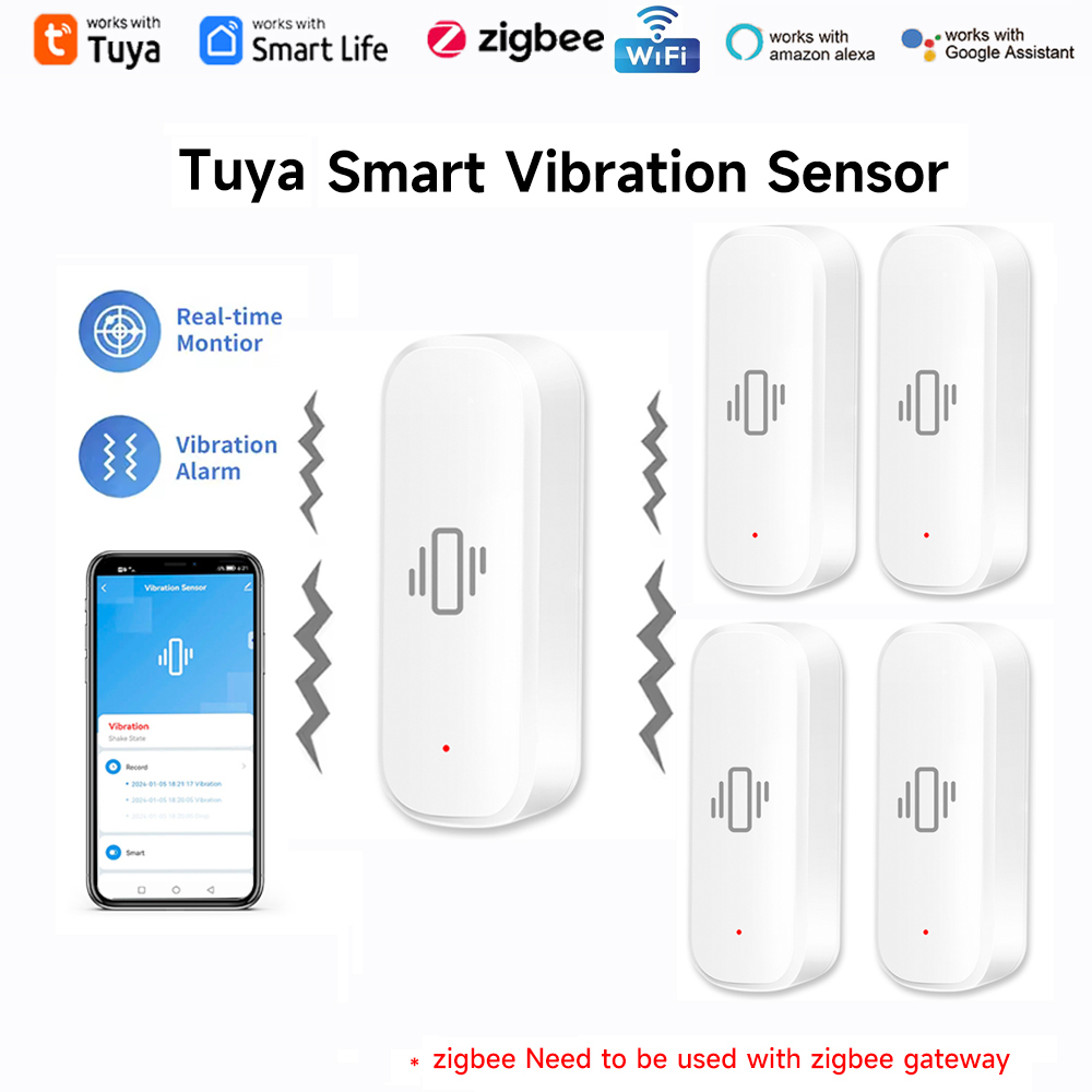 Tuya WiFi Zigbee Sensor Getara - Smart Home Notifications ulasan dan harga