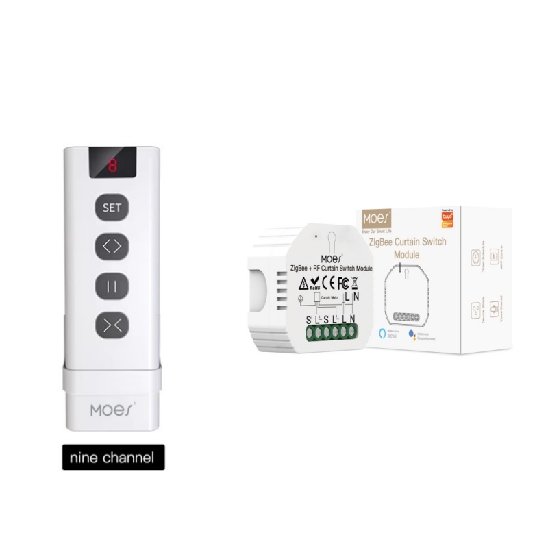 MOES ZigBee Modul Sakelar Tira - Smart Home Blinds ulasan dan harga
