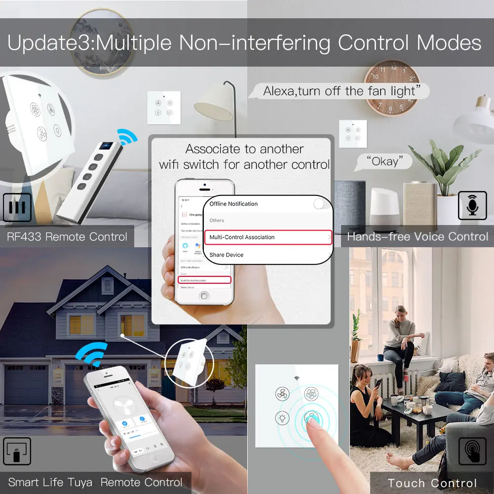 WiFi Baru Cerdas Langit-langit - Smart Home Ventilation System ulasan dan harga