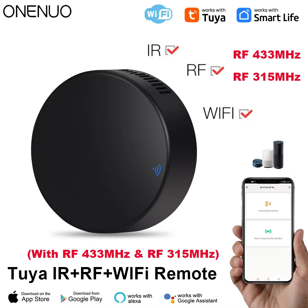 Tuya WiFi RF IR Remote Control - Smart Home Tools ulasan dan harga