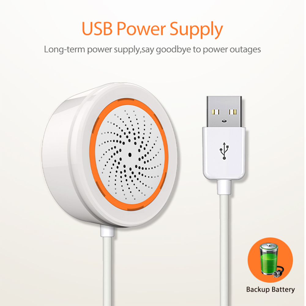 Coolcam Tuya Zigbee Alarm Sire - Smart Home Website ulasan dan harga