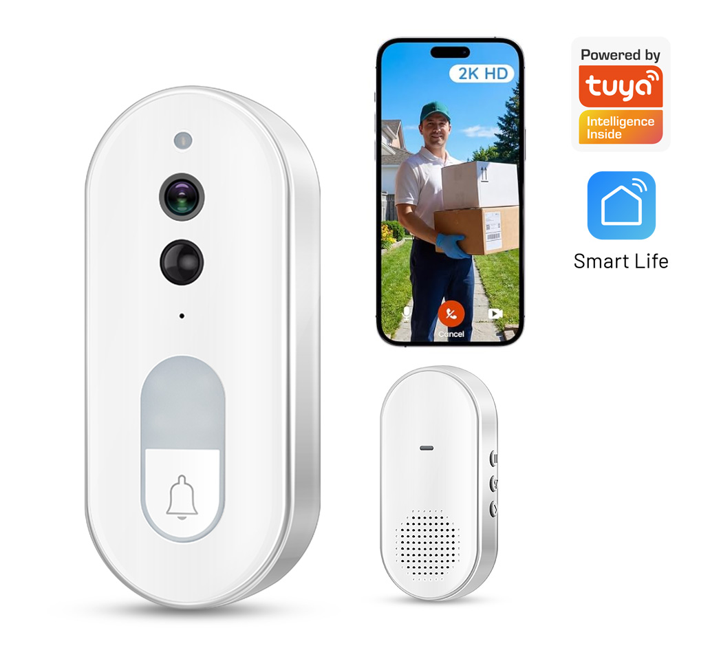 Tuya Bel Pintu Video Pintar Ni - Smart Home Battery Camera ulasan dan harga