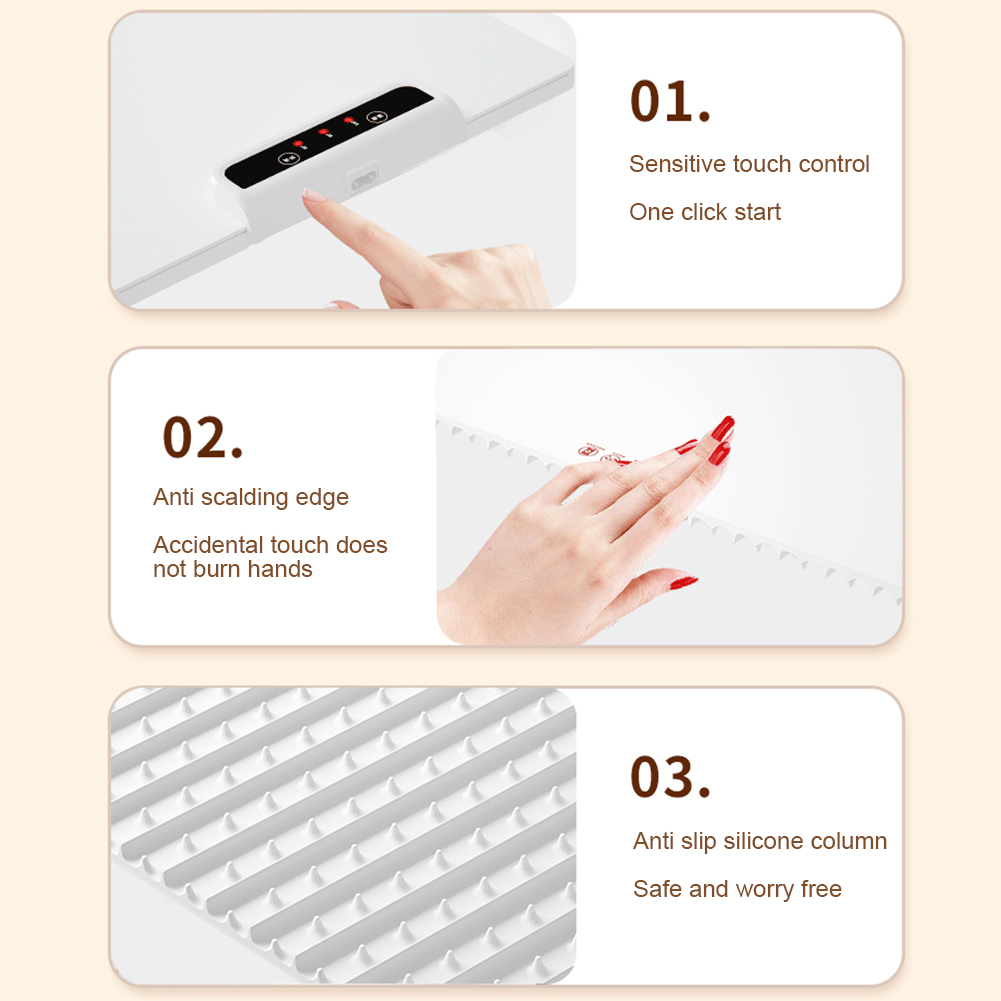 Nampan Pemanas Makanan Listrik - Smart Home Tools ulasan dan harga