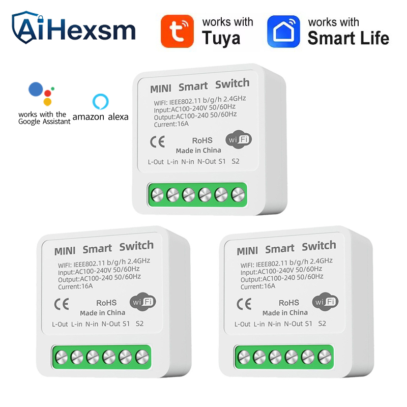 Saklar Pintar WiFi Tuya 16A Ko - Smart Home Energy Monitor ulasan dan harga