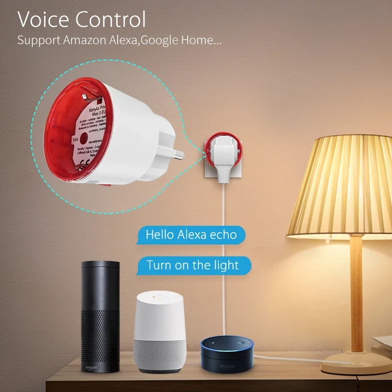 Tuya WiFi Smart Plug Socket EU - Smart Home Energy Monitor ulasan dan harga