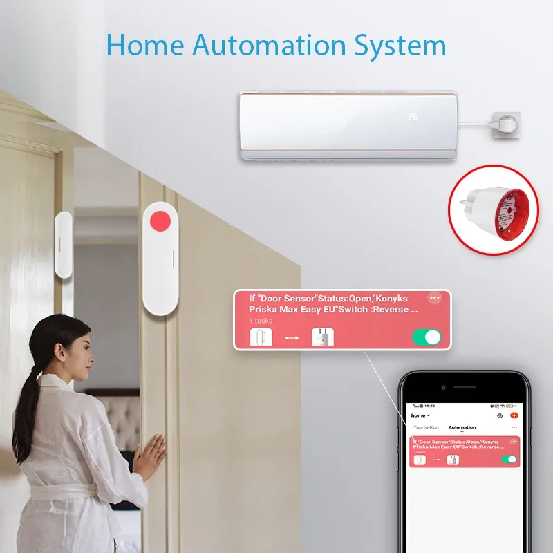 Tuya WiFi Smart Plug Socket EU - Smart Home Energy Monitor ulasan dan harga