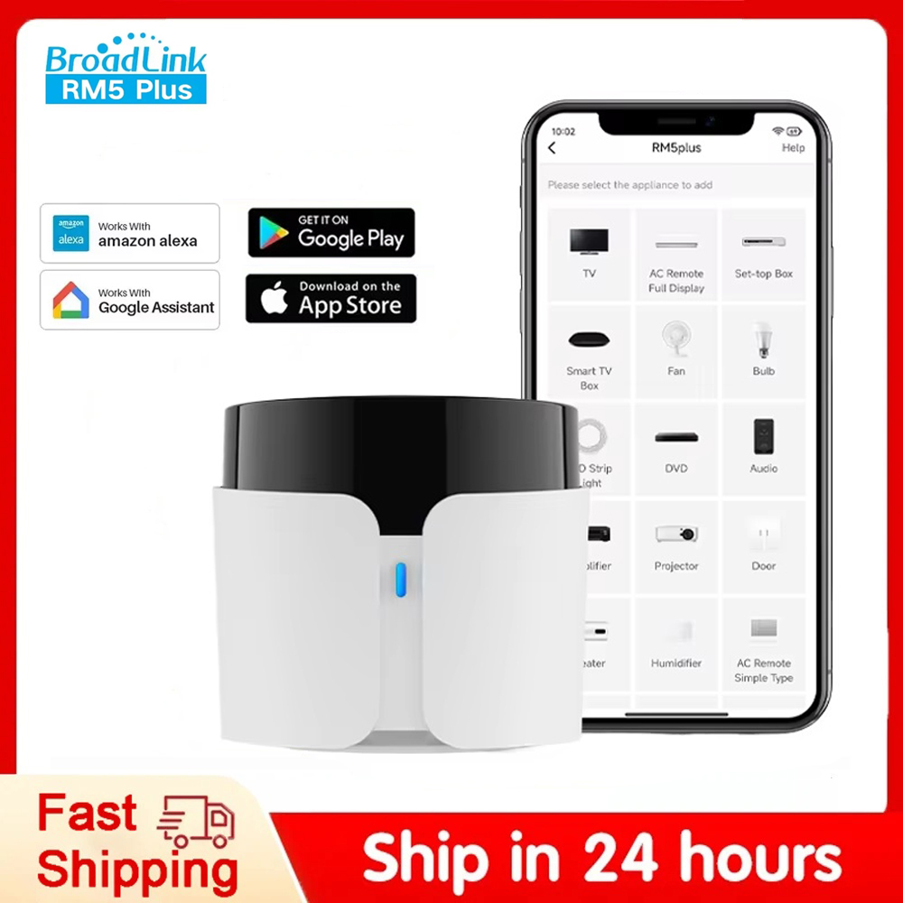 Broadlink RM5 Plus Remote Univ - Smart Home Plus ulasan dan harga