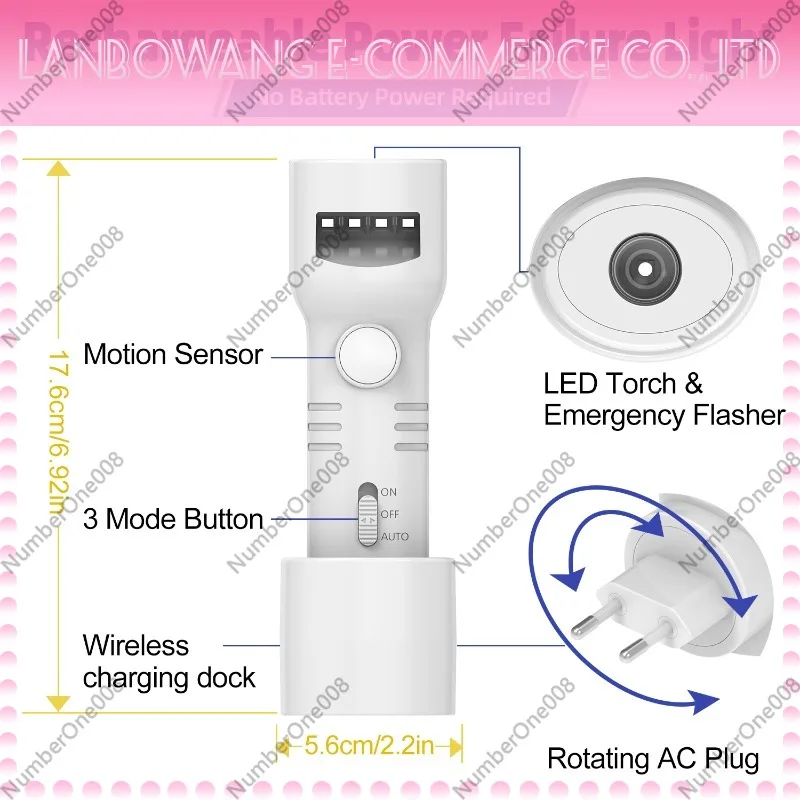 Lampu Malam Pintar di Samping  - Smart Night Light ulasan dan harga