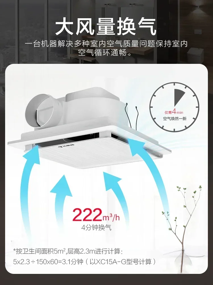 Kipas Exhaust Senyap 220V Daya - Smart Home Ventilation System ulasan dan harga