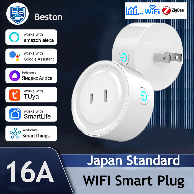 Tuya Zigbee Smart Plug 10A 16A - Smart Home Energy Monitor ulasan dan harga