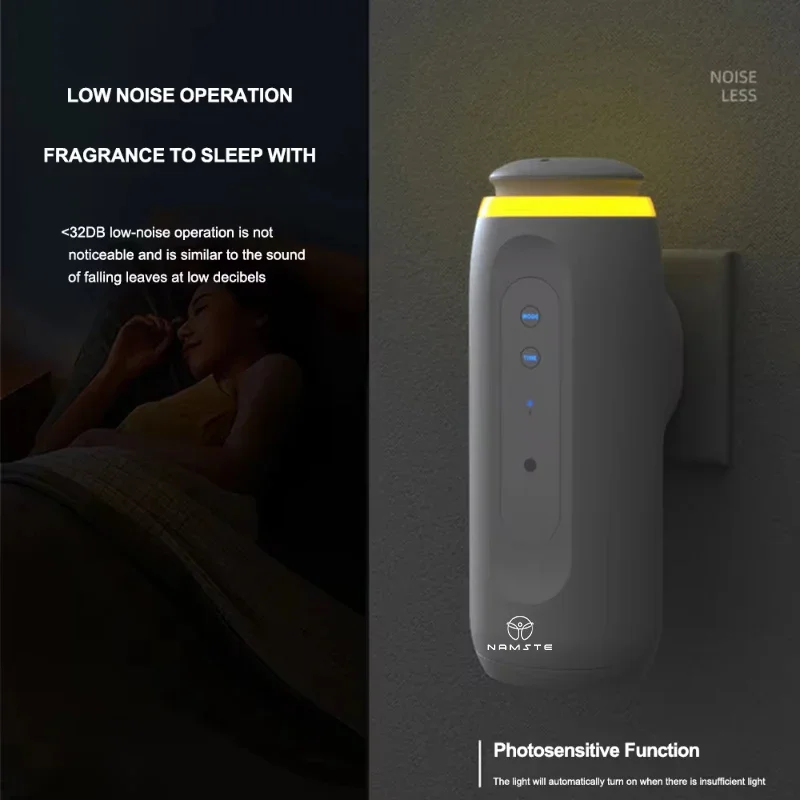 NAMSTE Diffuser minyak esensia - Smart Night Light ulasan dan harga