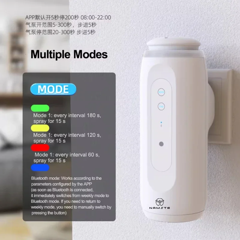 NAMSTE Diffuser minyak esensia - Smart Night Light ulasan dan harga
