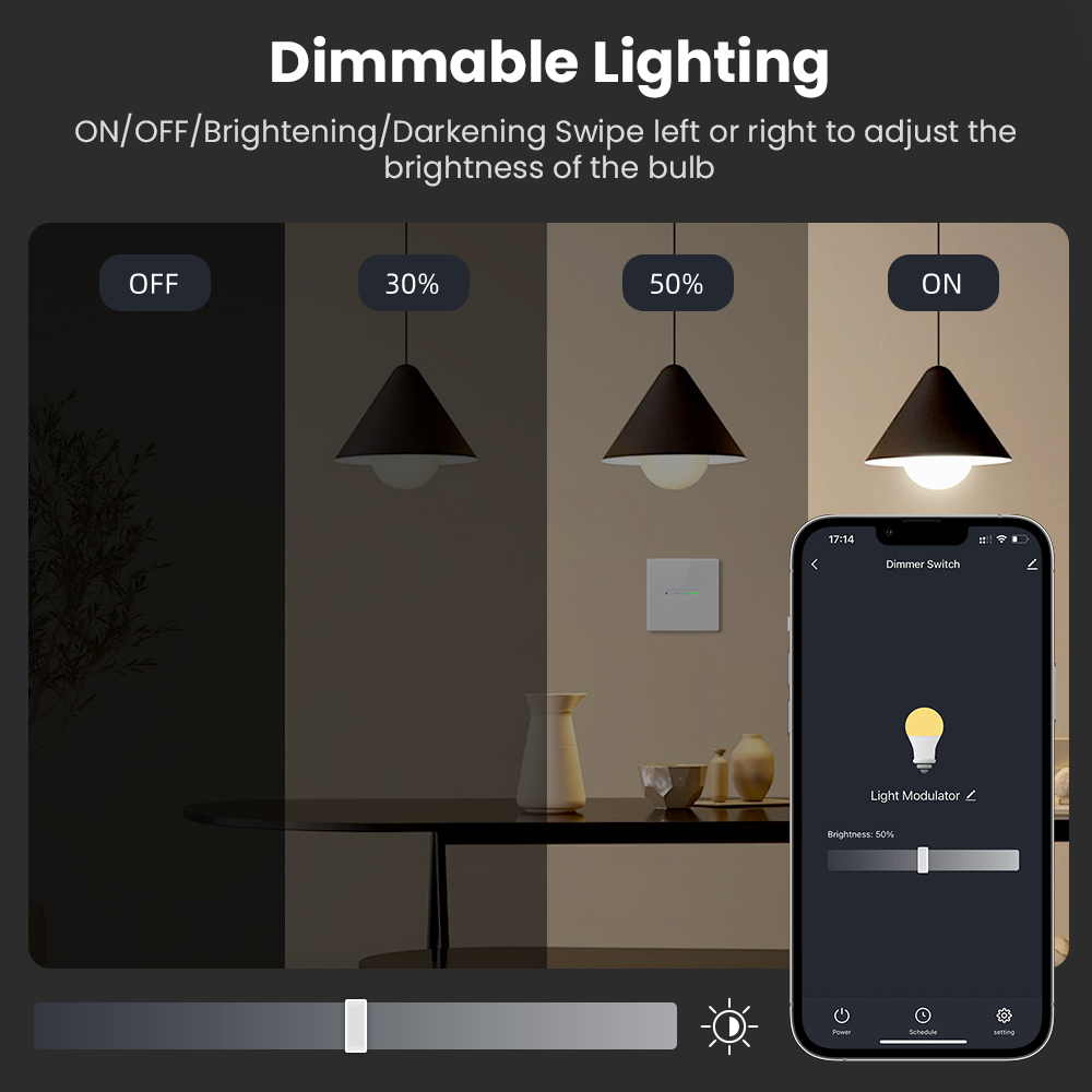 AVATTO WiFi 1/2 Gang Smart Dim - Smart Home Features ulasan dan harga