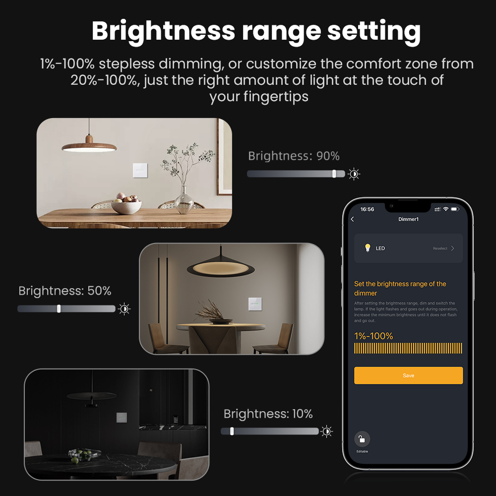 AVATTO WiFi 1/2 Gang Smart Dim - Smart Home Features ulasan dan harga