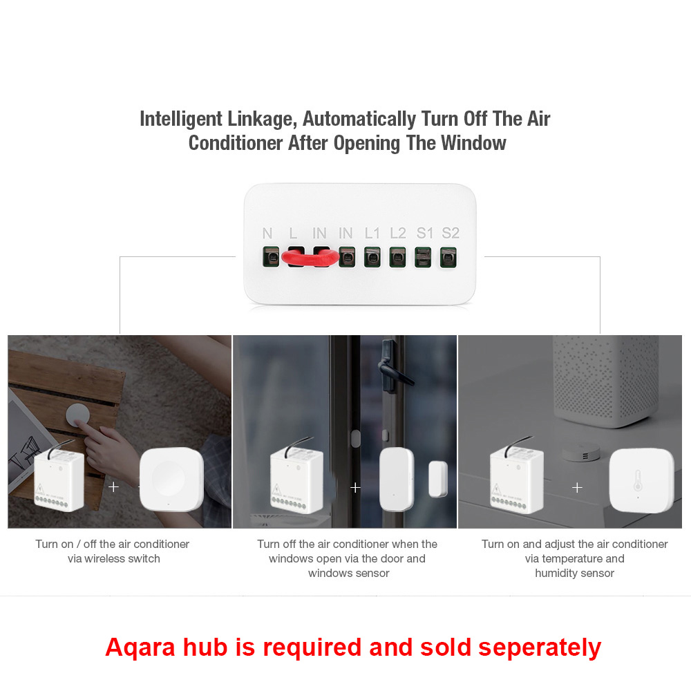 Modul Kontrol Dua Arah Aqara,  - Smart Home Future ulasan dan harga