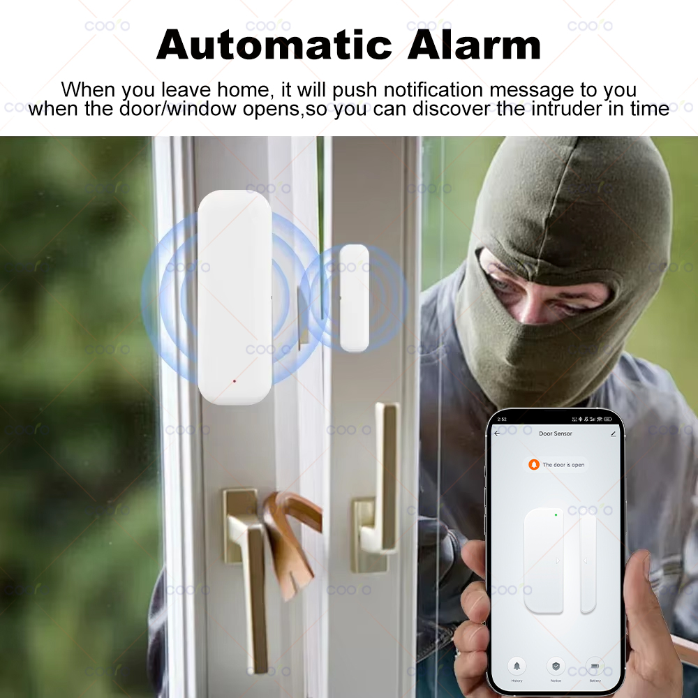 Sensor Pintu Zigbee Sensor Kon - Smart Home Website ulasan dan harga