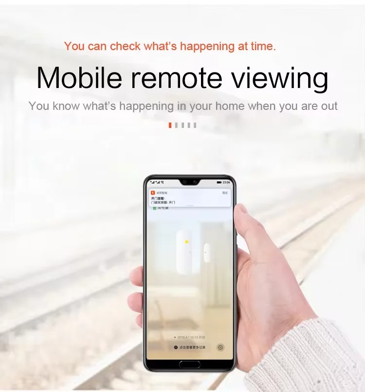 Tuya Smart WiFi Sensor Pintu R - Smart Home Notifications ulasan dan harga