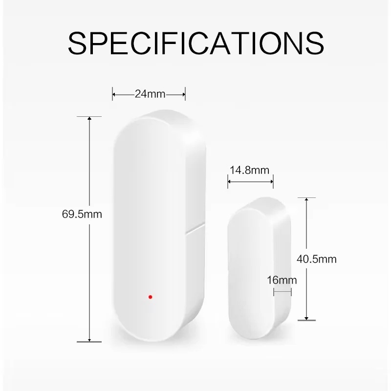 Tuya Smart WiFi Sensor Pintu R - Smart Home Notifications ulasan dan harga