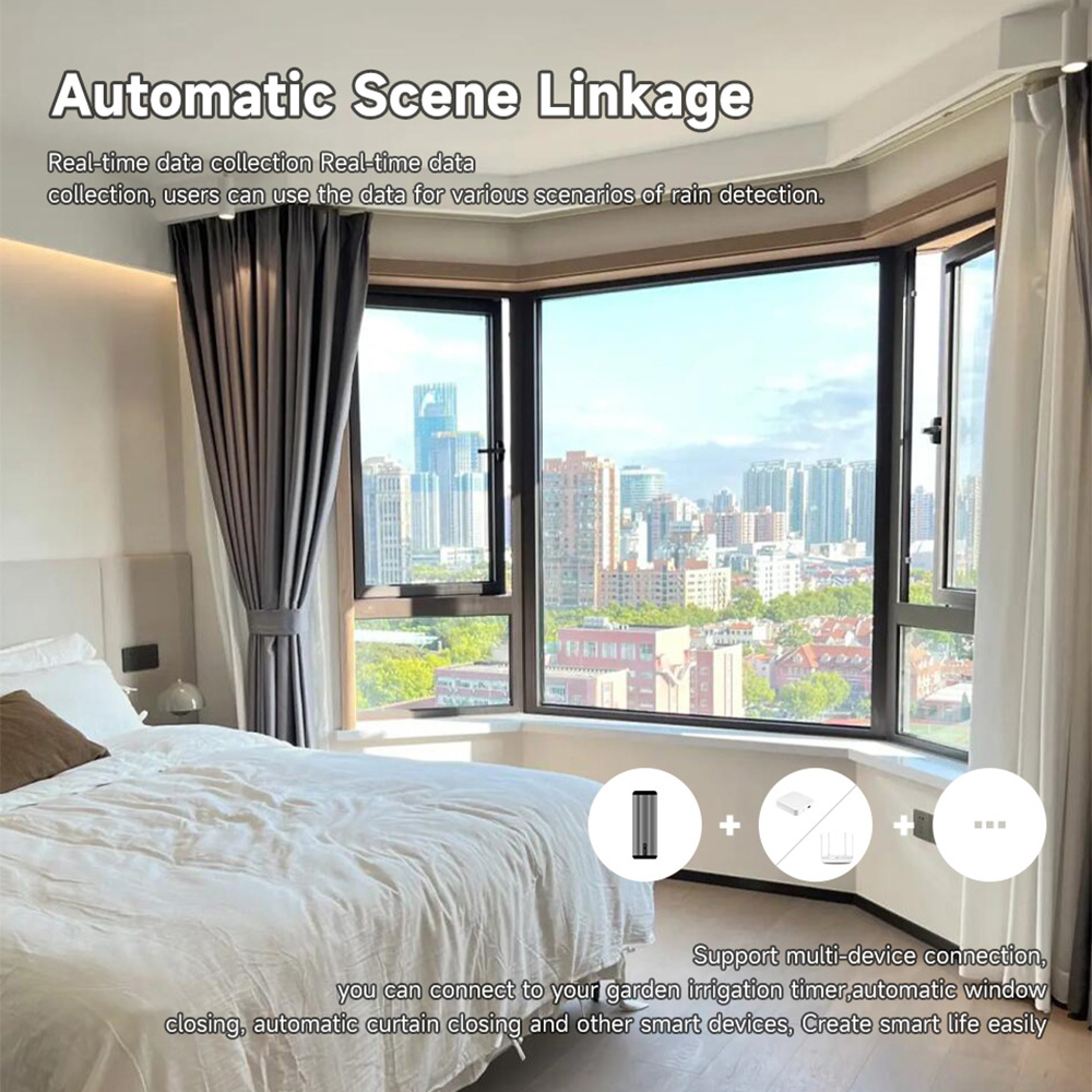 Tuya ZigBee Sensor Hujan Tuya  - Smart Home Notifications ulasan dan harga