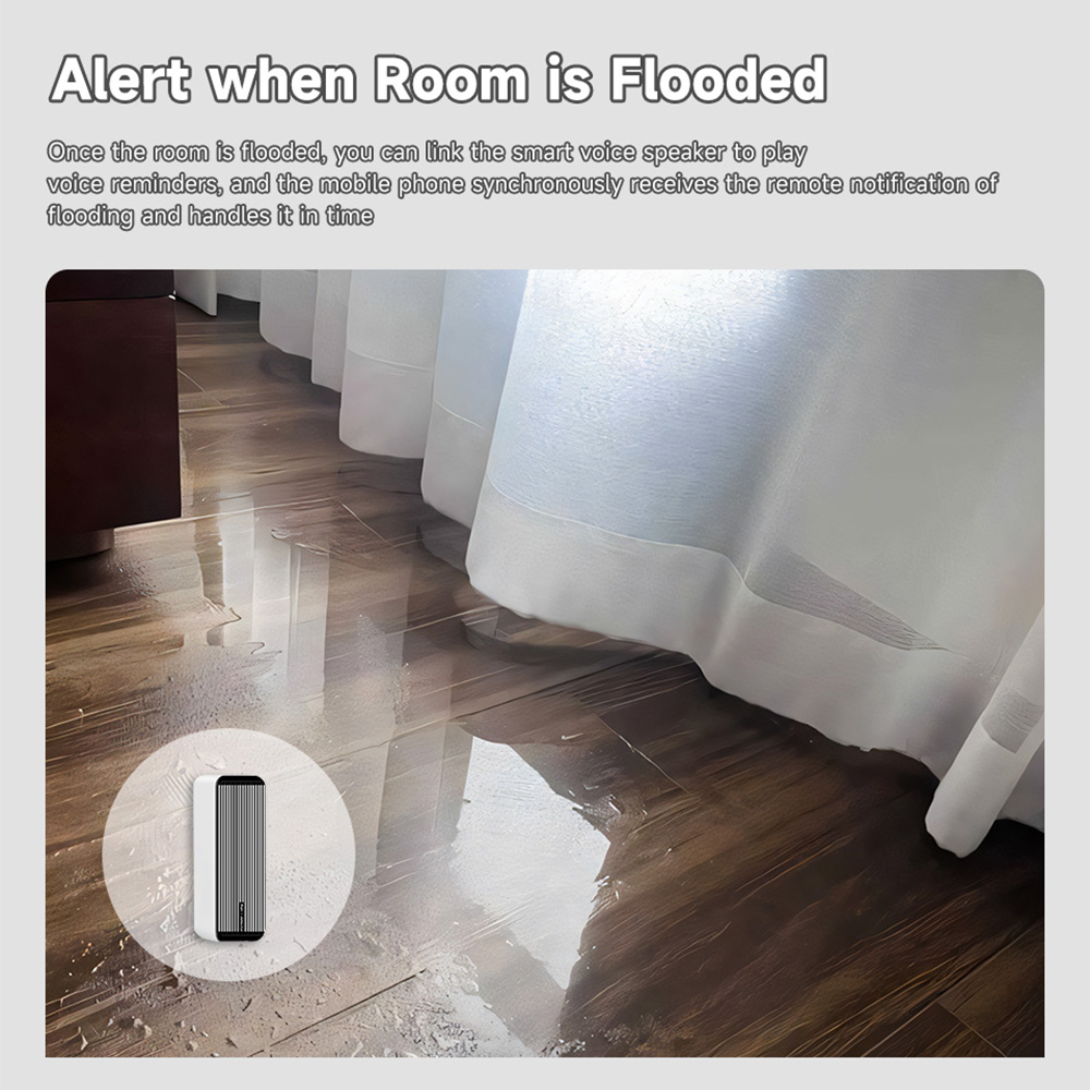 Tuya ZigBee Sensor Hujan Tuya  - Smart Home Notifications ulasan dan harga