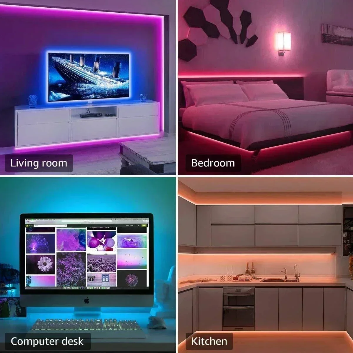 Lampu Strip LED RGB Pintar unt - Smart Night Light ulasan dan harga