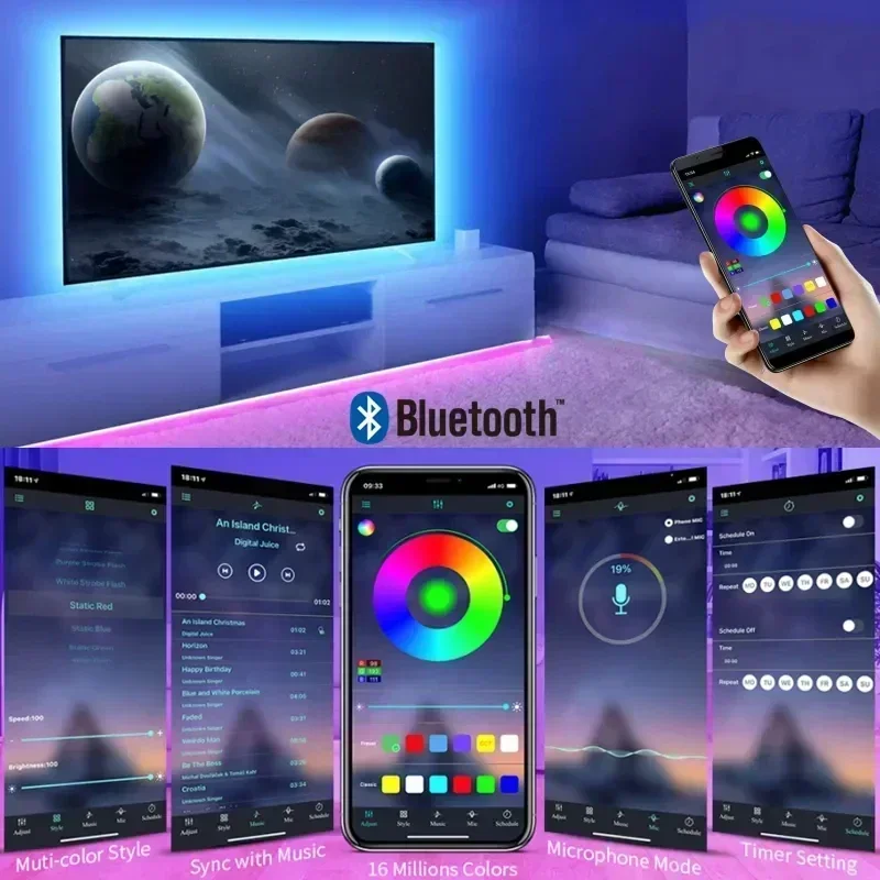 Lampu Strip LED RGB Pintar unt - Smart Night Light ulasan dan harga