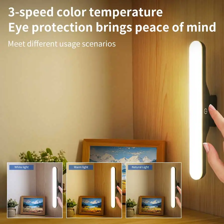 Lampu Cermin LED Isi Ulang Pin - Smart Night Light ulasan dan harga
