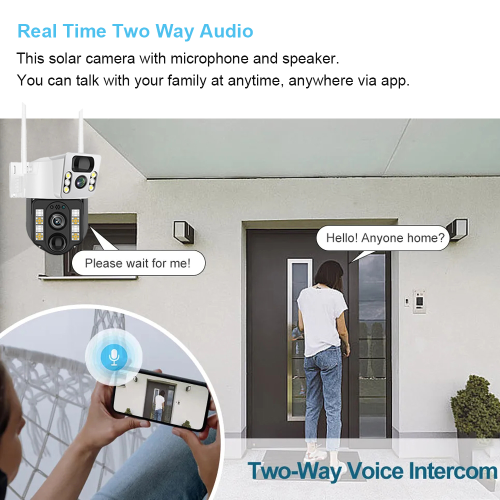 Kamera IP CCTV WiFi/4G, alat p - Smart Home Battery Camera ulasan dan harga