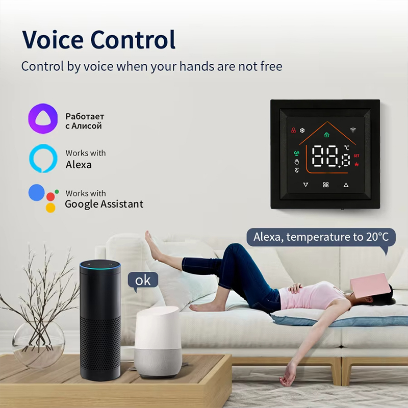 Thermostat WiFi Pintar Berfung - Smart Home Tools ulasan dan harga