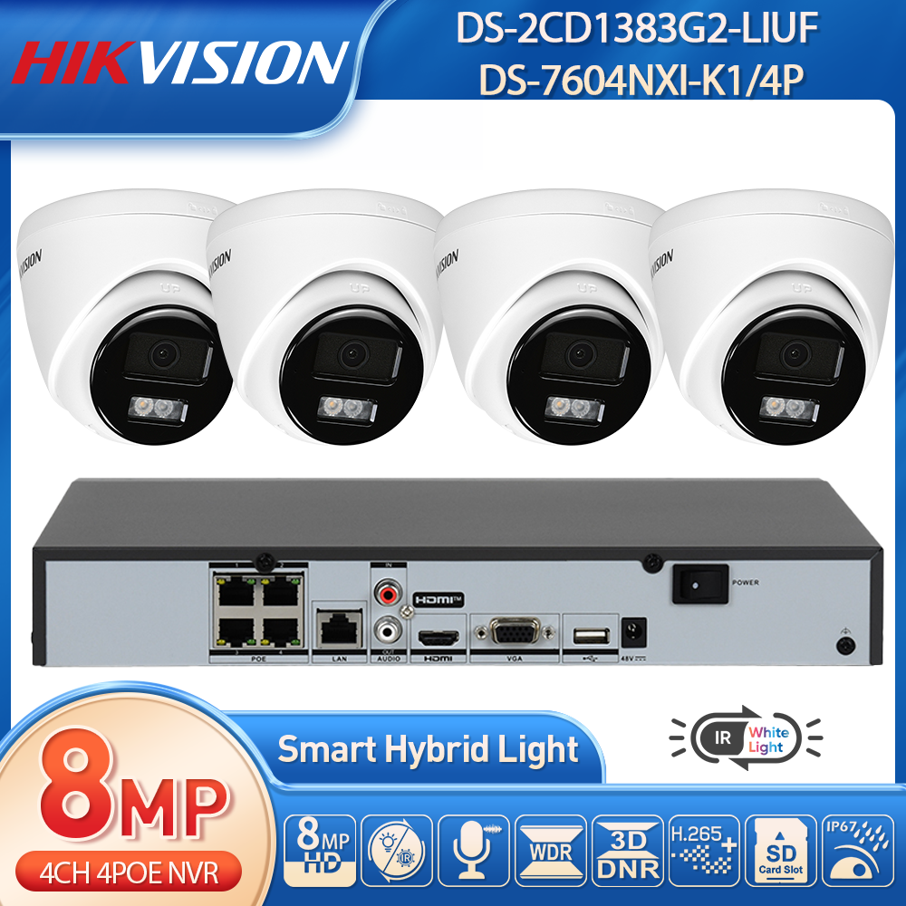 Hikvision H.265+ 8MP POE IP Ka - Smart Home Hikvision ulasan dan harga