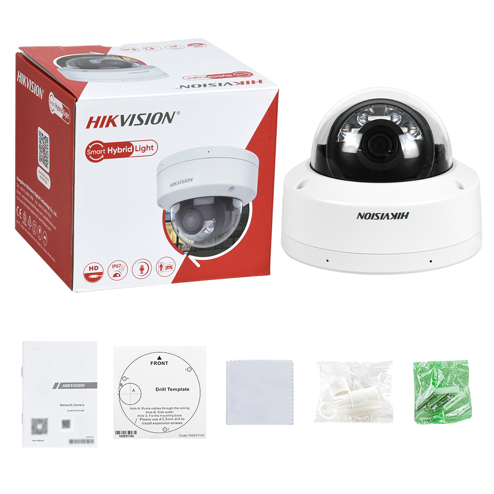 Hikvision H.265+ 8MP POE IP Ka - Smart Home Hikvision ulasan dan harga