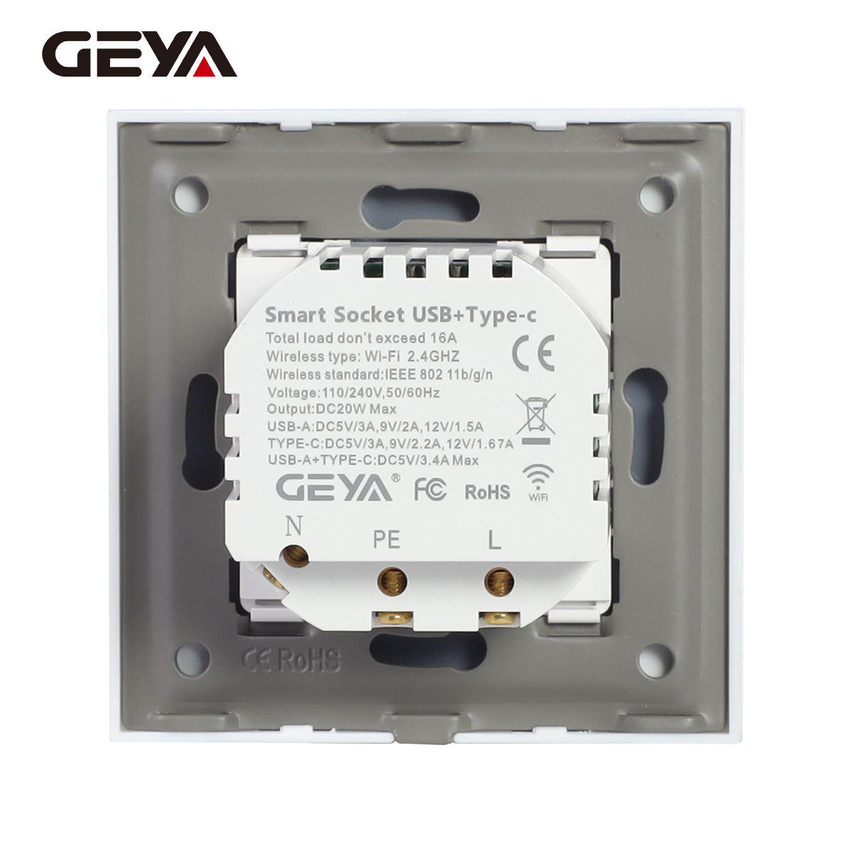 GEYA Wifi EU Socket dengan Ant - Smart Home Energy Monitor ulasan dan harga