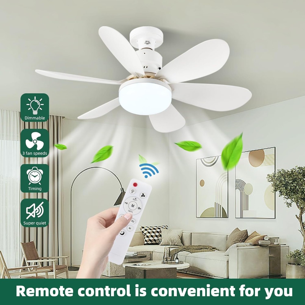 Lampu Kipas Angin Plafon 40W,  - Smart Home Ventilation System ulasan dan harga